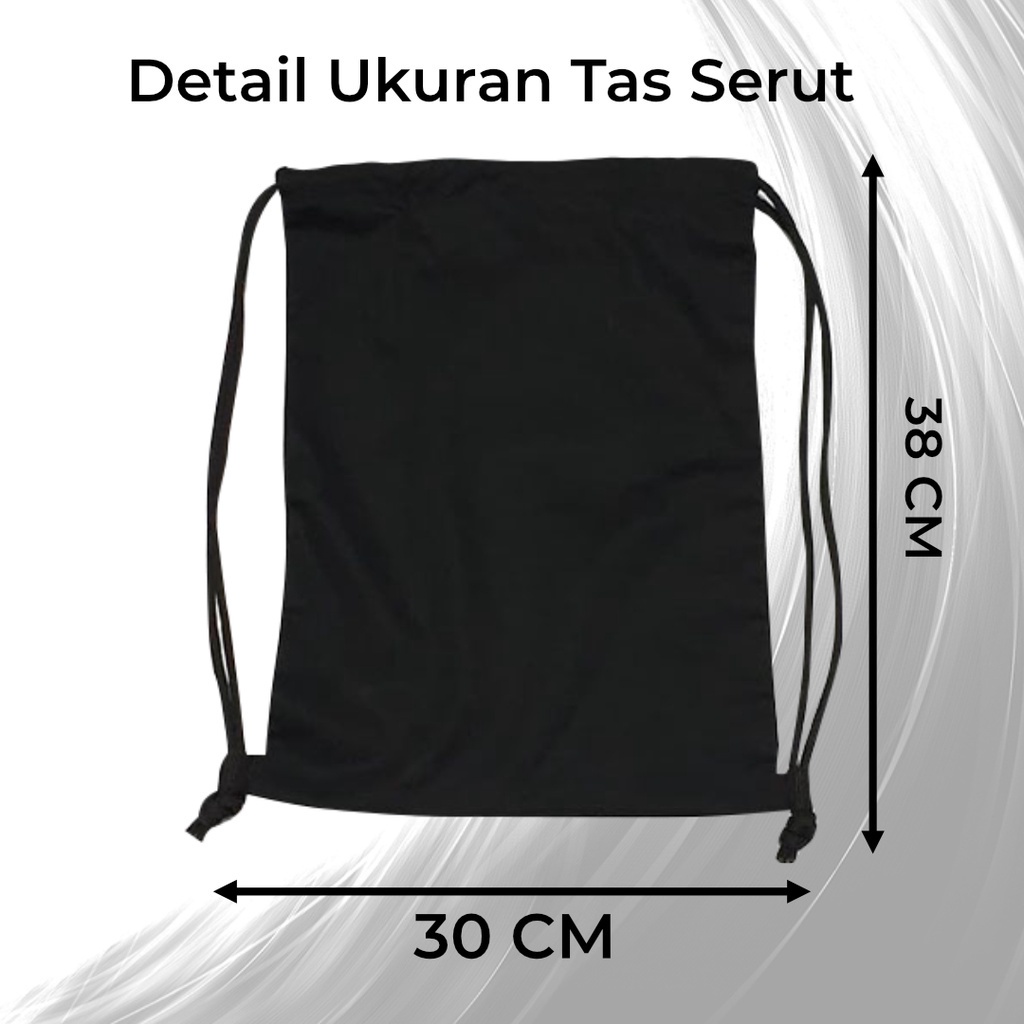 ZCO - Tas  Serut Multifungsi Untuk Olahraga Sekolah Futsal Basket Berenang String Bag Wanita Dan Pria  | New Stringbag Music Musik Name Band  - Tas Serut Dengan Jahitan Rapih Berbahan Taslan - Anti Air Part XII | Morybag