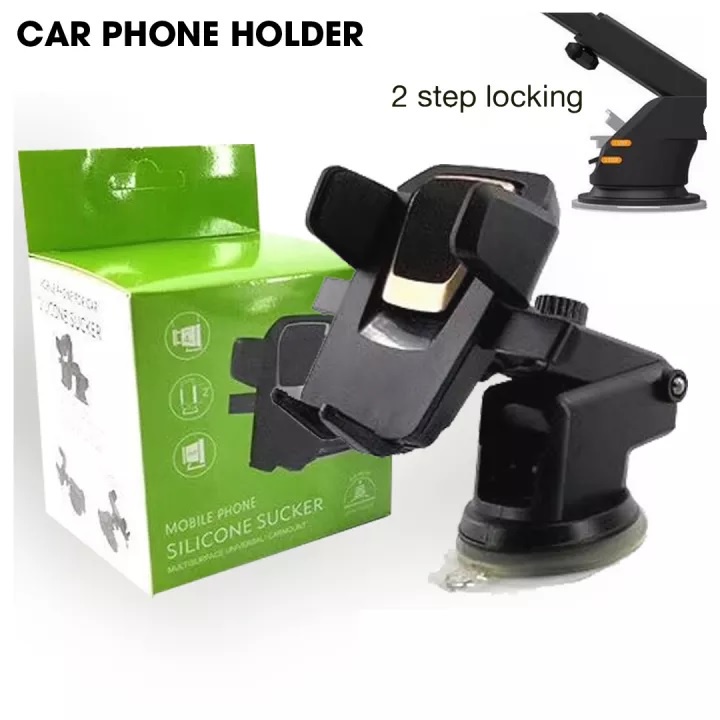 ( COD ) HOLDER Dudukan HP MOBIL DASBOR HD-09 / CAR  Stand  HOLDER UNIVERSAL 360 derajat ROTATION  Kaca dan Dashboard Mobil MURAH Silicone Sucker