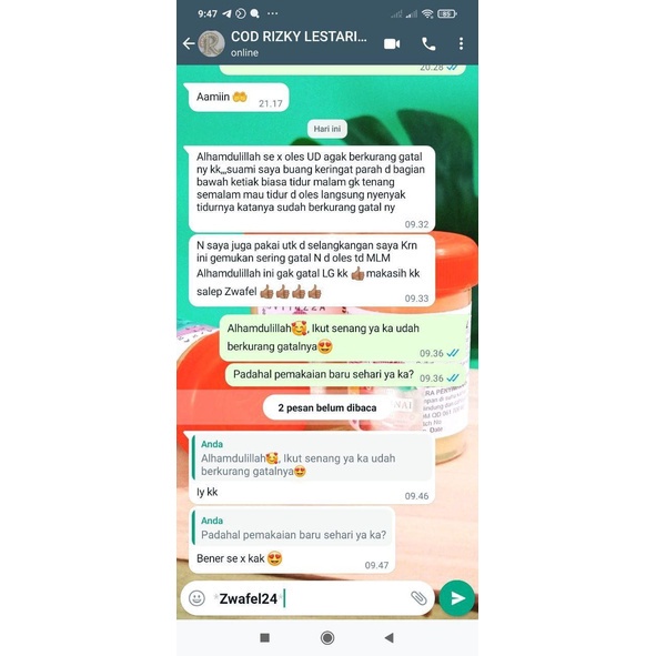 Salep Zwafel 24 Original Salep Gatal