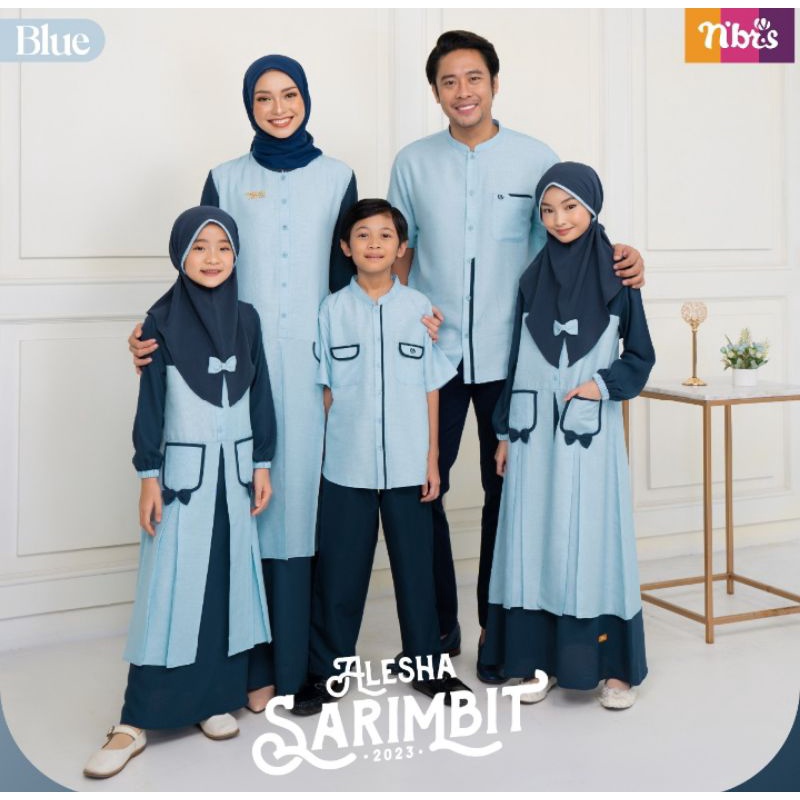 sarimbit nibras 2023  ALESHA blue couple nibras 2023