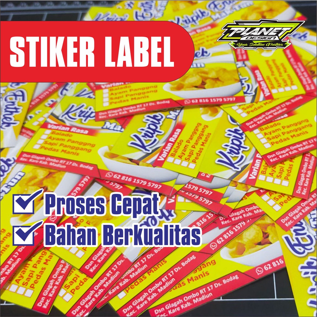 

STIKER LABEL