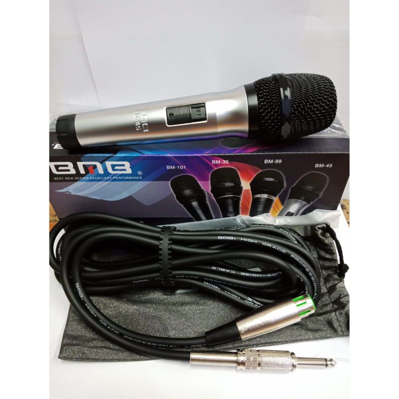 Murah Microphone Kabel BMB BM 45 ( ORIGINAL )