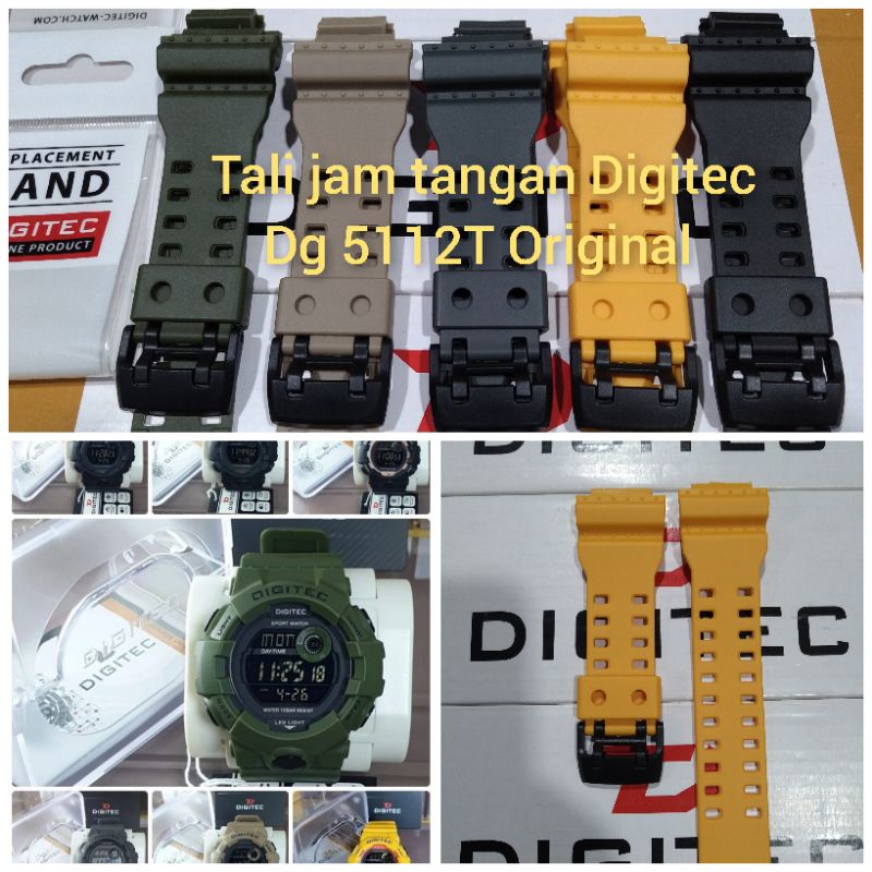 Tali jam tangan Digitec Dg 5112 T original