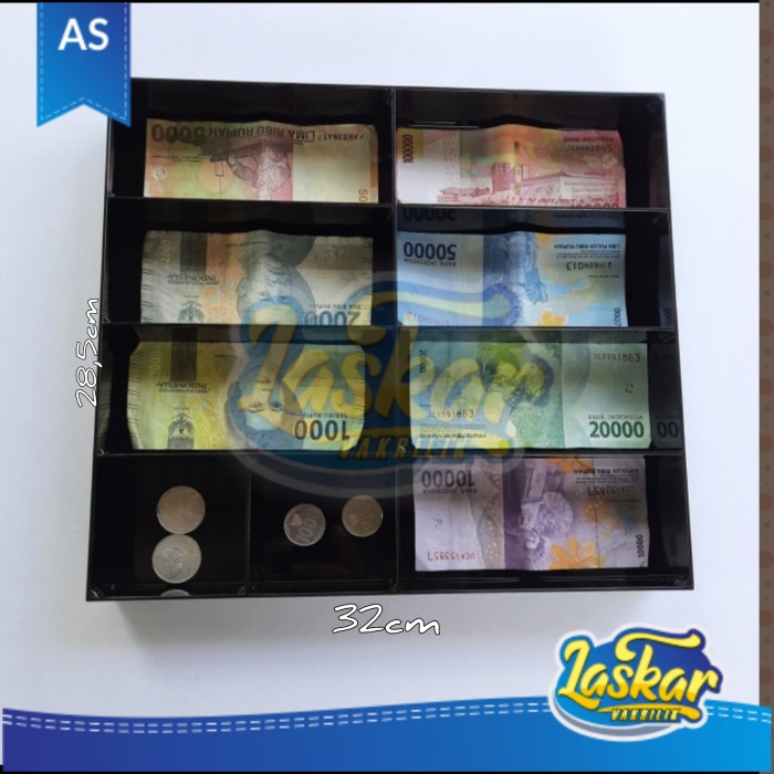 

Limited Acrylic Tempat Uang/Laci Uang Kasir/Laci Kasir Acrylic