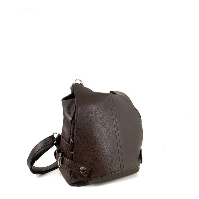 Tas Ransel Wanita Ceviro Nakaki Backpack Brown