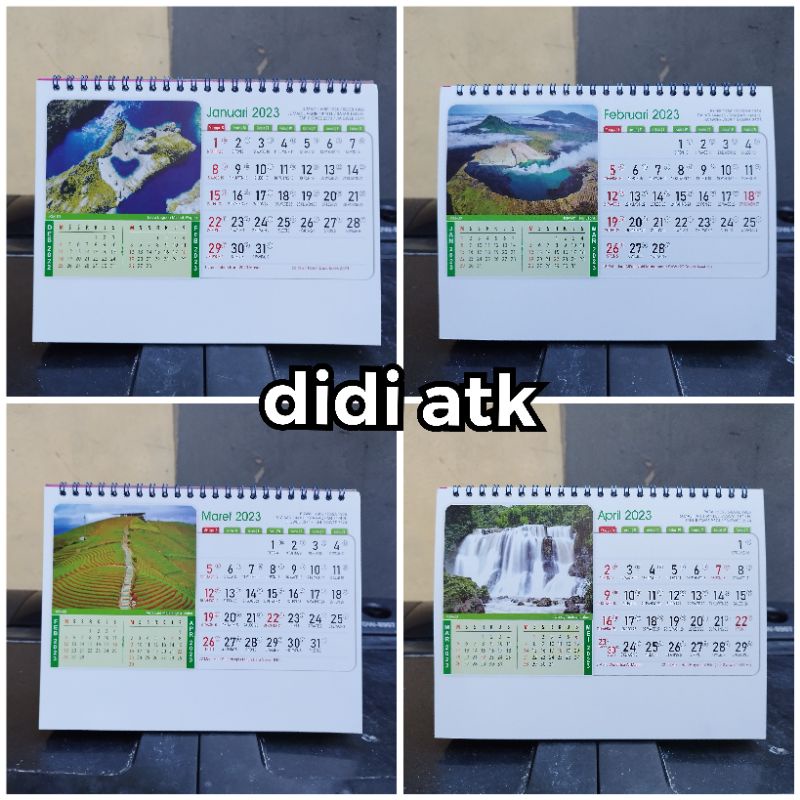 

Kalender Meja 2023 KM-08 Tema Wisata Alam Indonesia