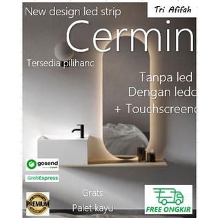 Kamar Mandi Mirror Led Cermin Dinding Cermin Kamar Mandi Cermin Besar Oval Led