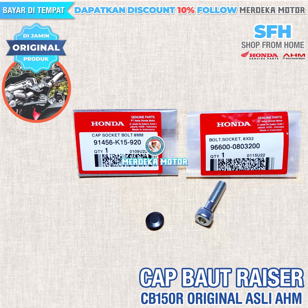 Baut Raiser CB 150R Tutup Baut Raiser CB150R Streetfire K15 Bolt Socket K15G Cap Socket Bolt  K15M K