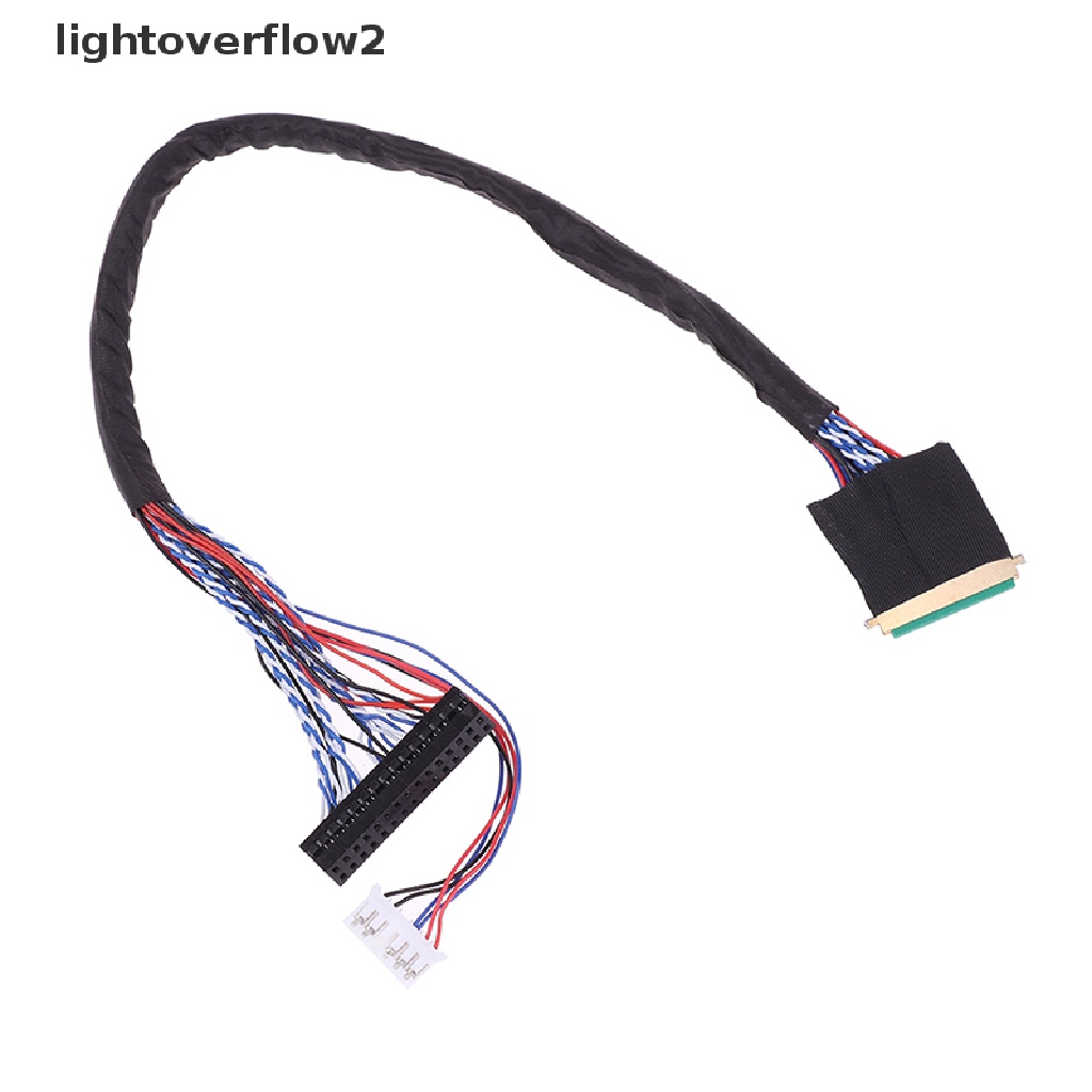 (lightoverflow2) I-pex 20453-040T-11 40Pin 2ch 6bit LVDS Kabel Untuk Panel LCD LED 10.1-18.4 &quot;