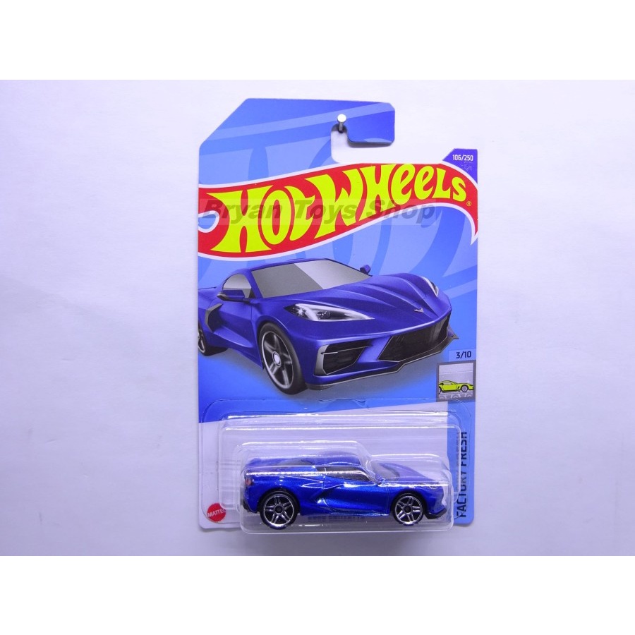 Hot Wheels 2020 Corvette Biru Tua