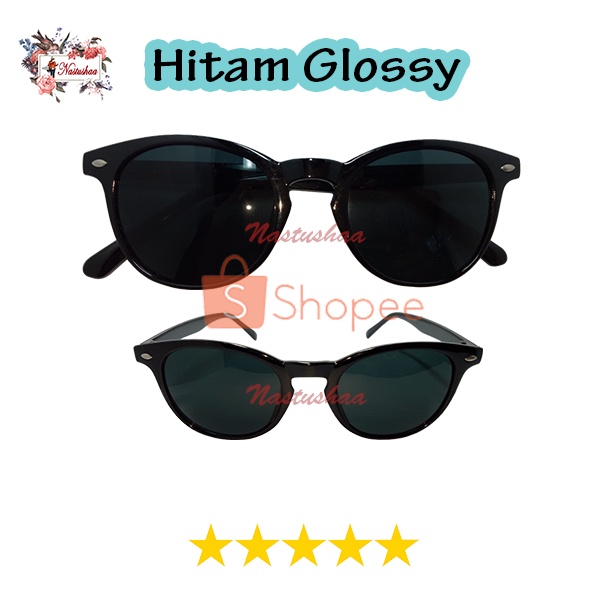 Kacamata Hitam Gaya Pria Wanita Kaca Mata Lensa Anti UV400 Retro Cassual Trend Sunglasses Unisex NOCASE