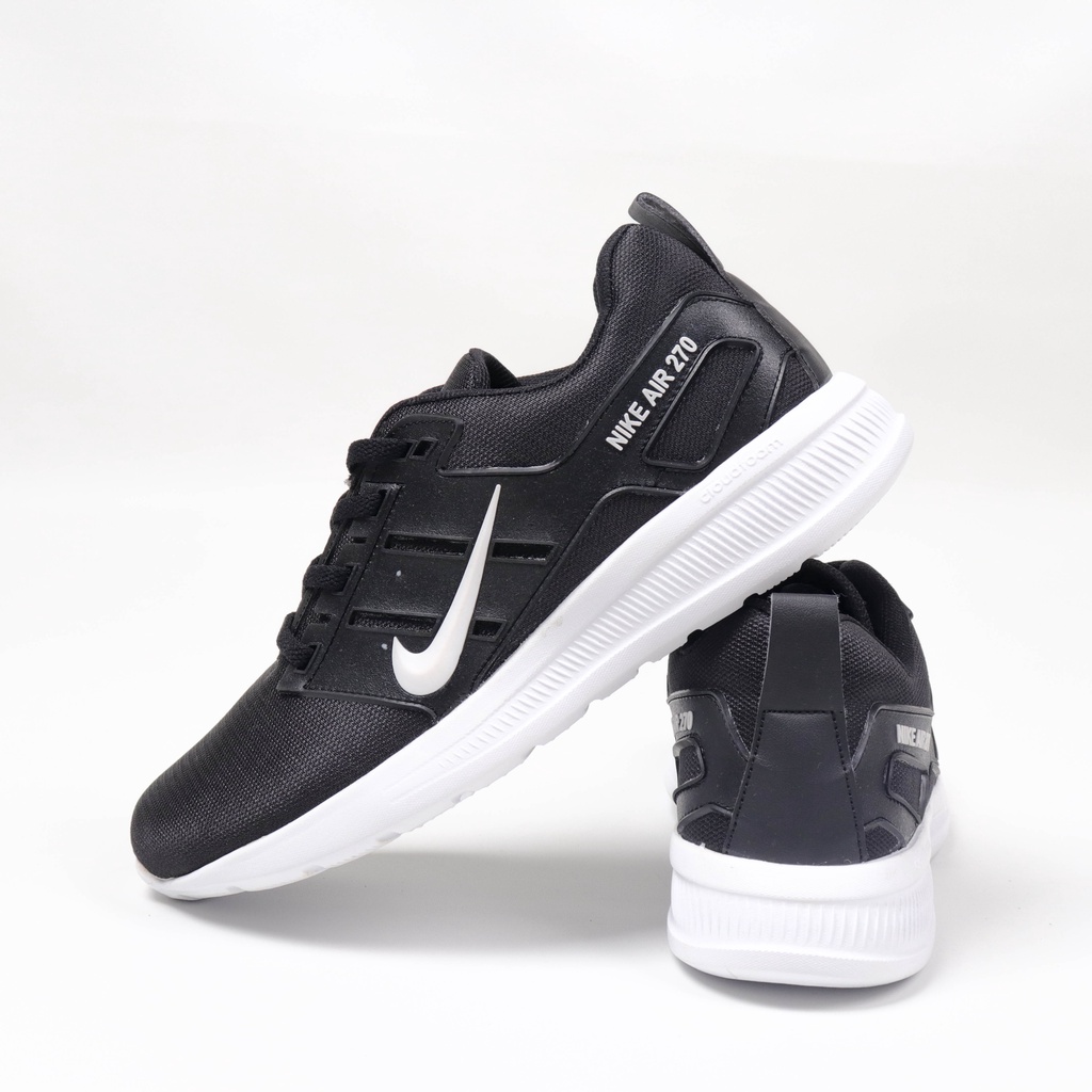 Sepatu Sneakers Sneaker Nike Zoom Running Pria Sepatu Sport Olahraga Pria Jalan Joging Hitam Putih