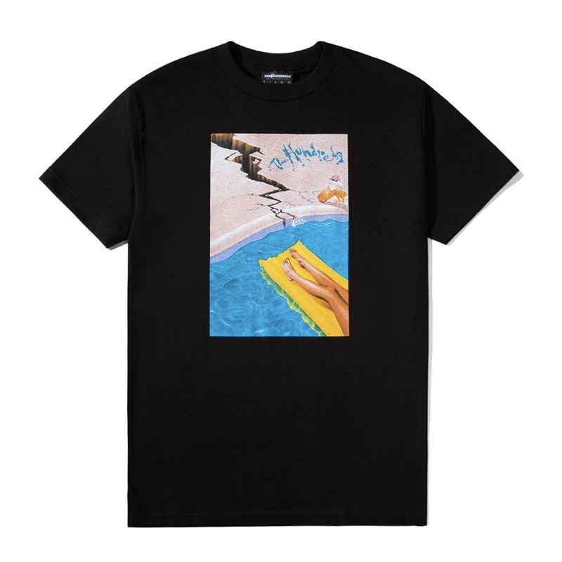 The Hundreds Quake T-Shirt Black Original Resmi