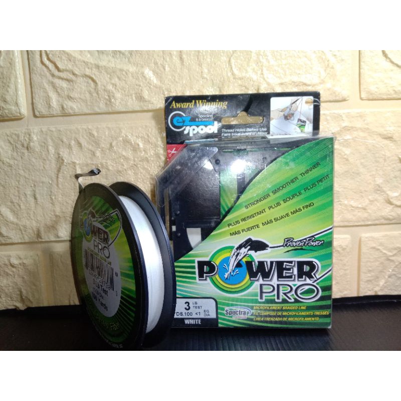 PE spectra power pro 3Lb 100yd white