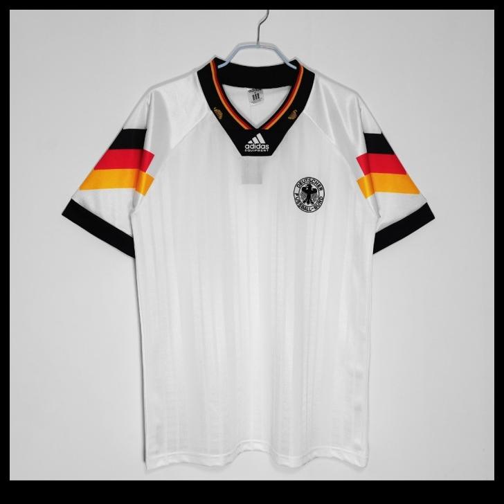 Jersey Bola Retro Jerman Home 1992 Grade Ori Import