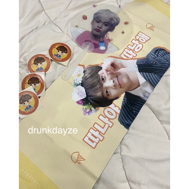 astro yoon sanha slogan set by sanheart