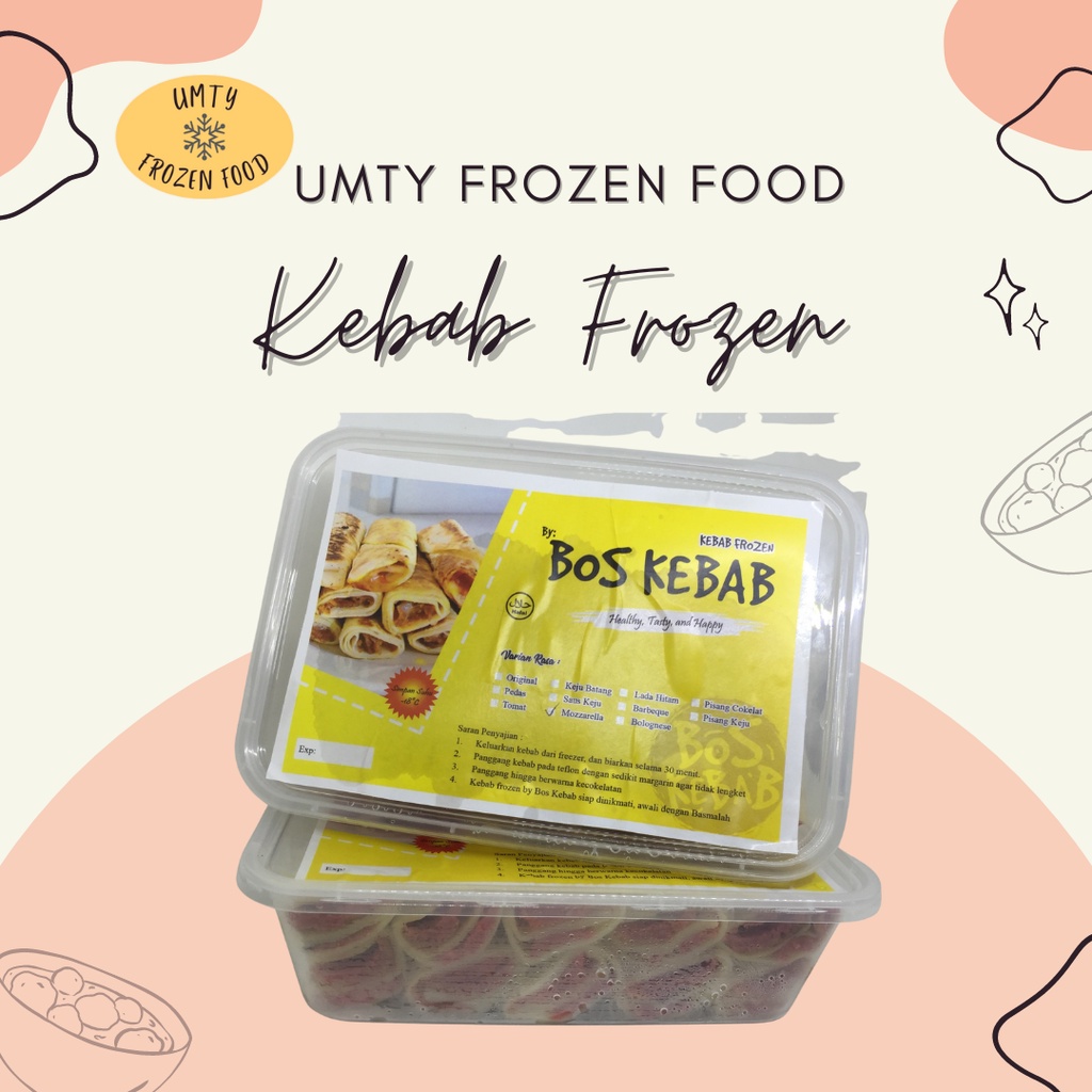 

Kebab Frozen Bos Kebab Mozarella