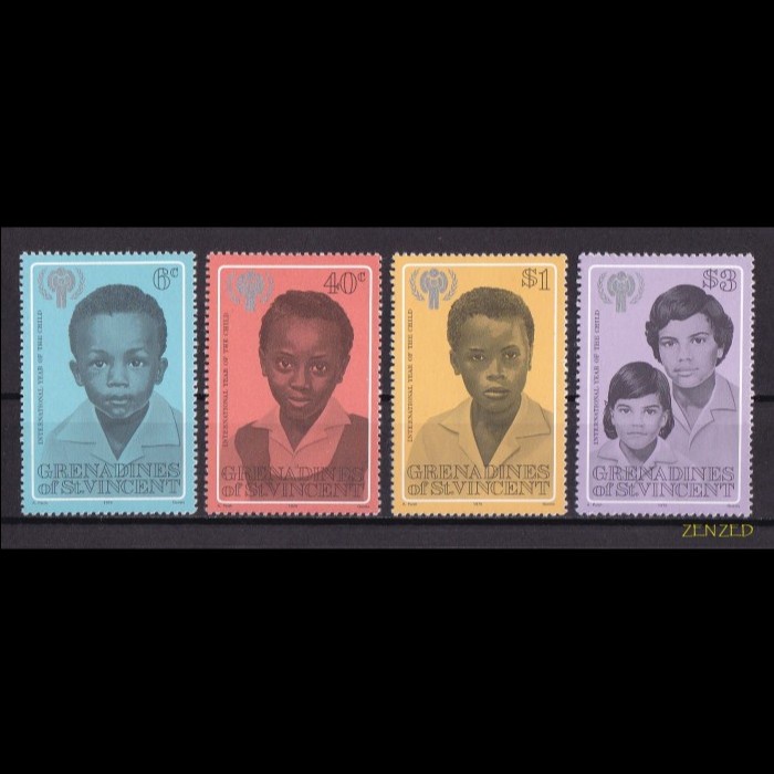 

0528 Perangko Grenada St. Vincent 1979 Intl Year of The Year 4v Mnh