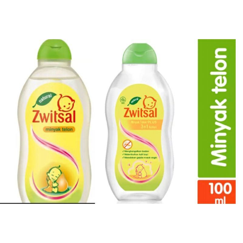 Zwitsal Baby Natural Minyak Telon 60 ml | 100ml ~ ORIGINAL 100%
