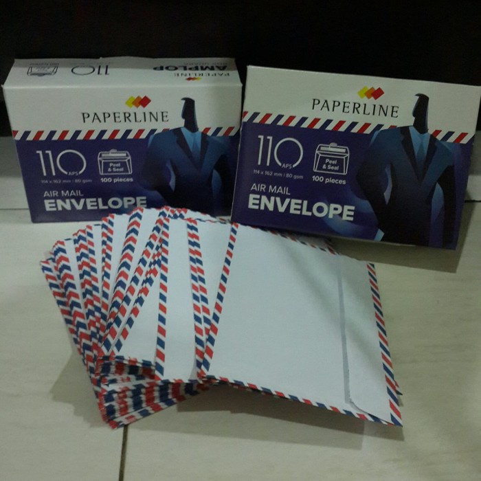 

Gilaa!!! Amplop Paperline Airmail Tanggung-Besar ( No.110 ) 114X162Mm - 100 Lbr Hot Sale