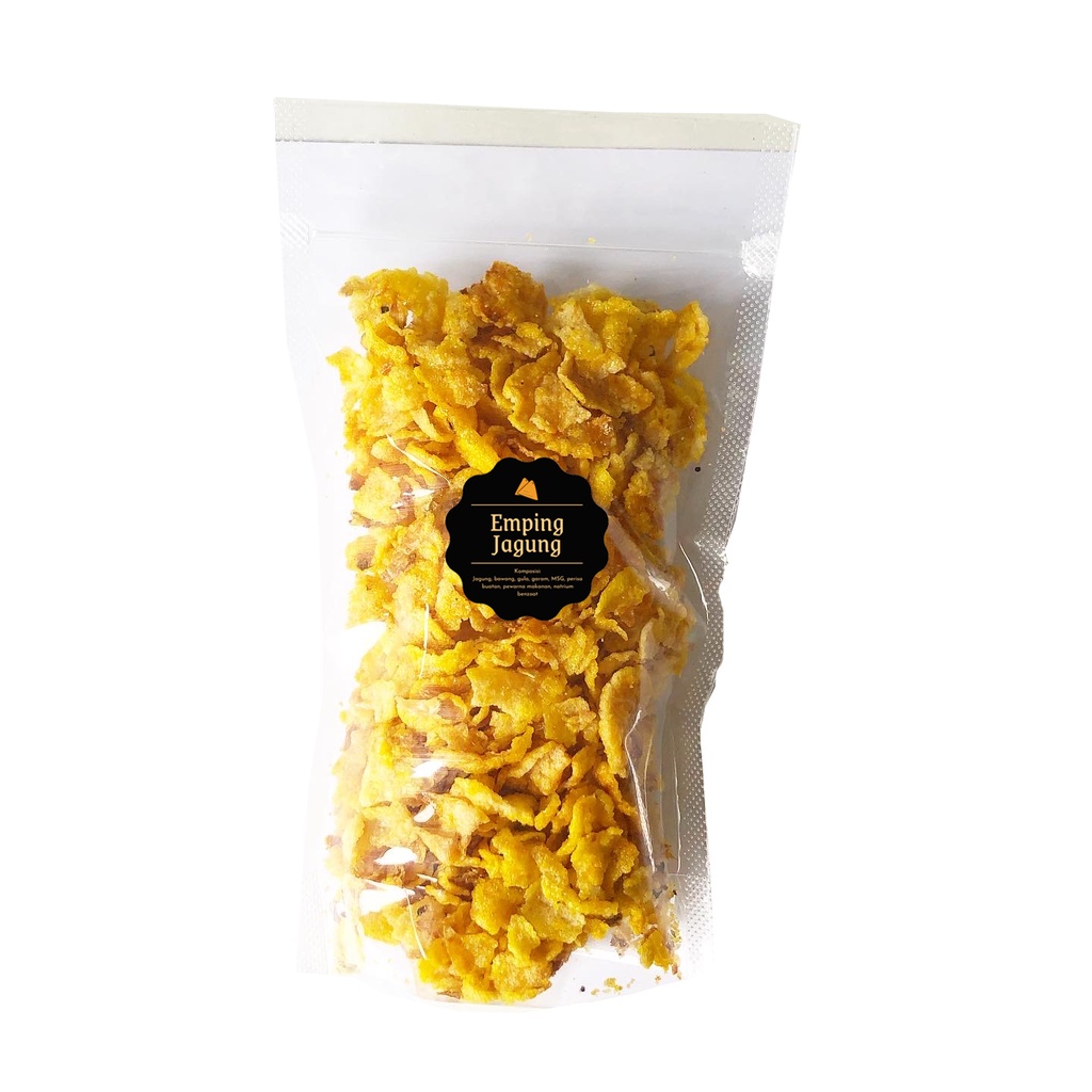 [DELISH SNACKS] Emping Jagung (S) 85gr / Snack Cemilan Camilan Enak Pedas Manis