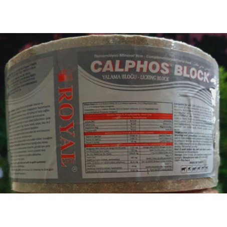 MINERAL BLOK 3KG - MINERAL BLOK KAMBING PERAH - MINERAL BLOK KAMBING - CALPHOS BLOCK Sapi dan Kambing Perah