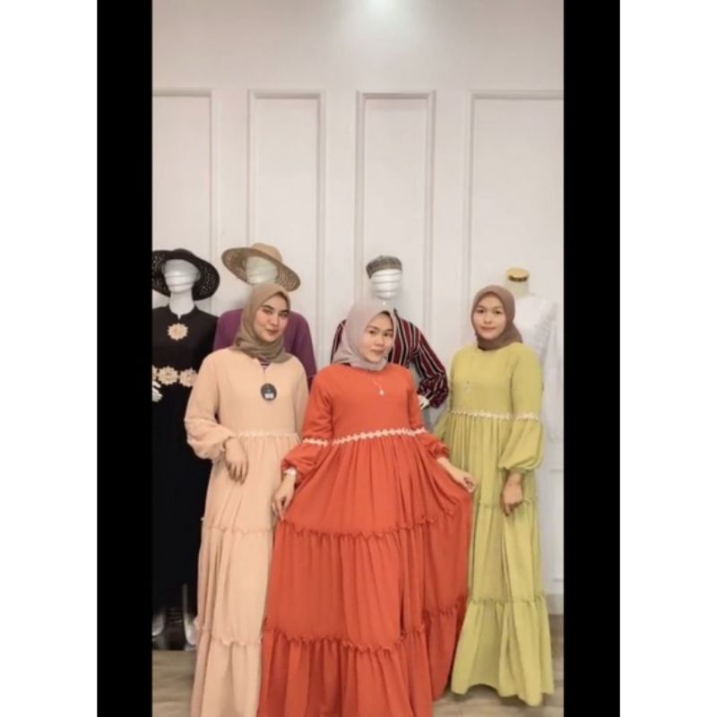 GAMIS CERUTY ARMANY MELATY DRESS MAYUNG CINDERELLA BY ALHAYA