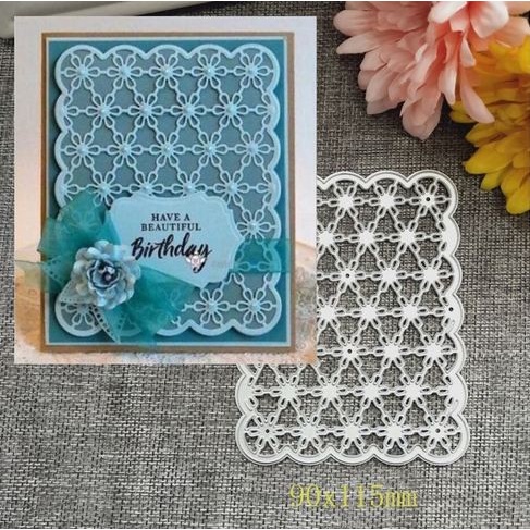 

Limited Cutting Dies - Daisy Chain Rectangular Background Terbatas