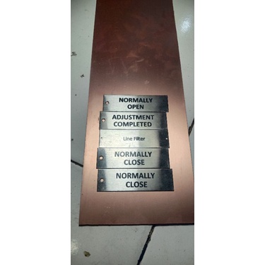 pesanan etching stainless