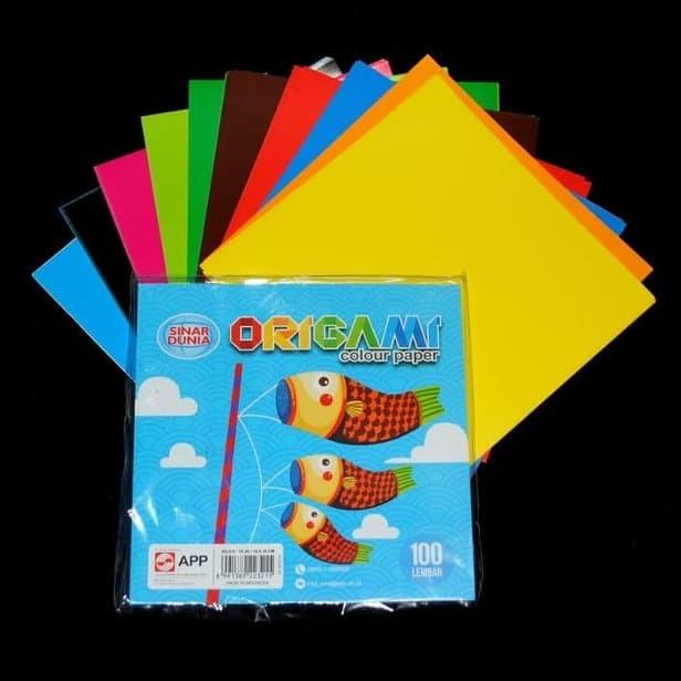 

Kertas Lipat Origami Sinar Dunia Sidu 14 X 14 100 Lembar