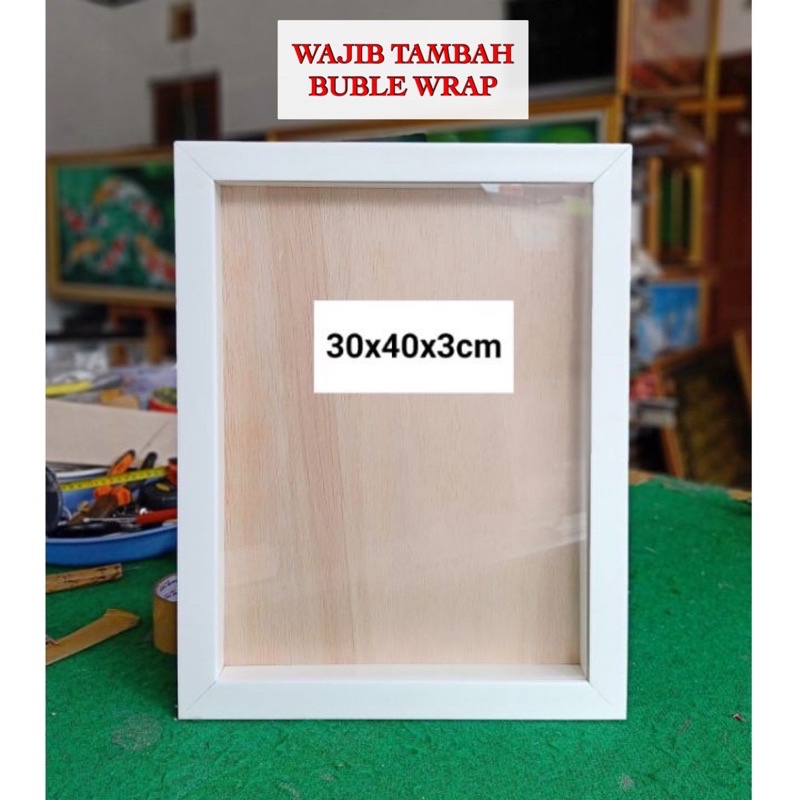 pigura mahar 3D, pigura box mahar 30x40x3cm / box 3d BACA DESKRIPSI