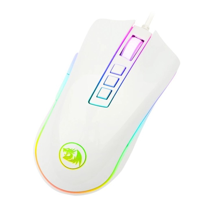 Redragon Gaming Mouse RGB COBRA WHITE - M711W