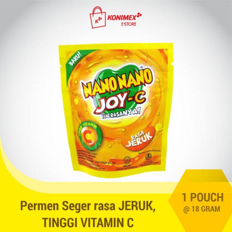 Nano Nano Joy C / Permen Asam Manis Asin / Permen Nano Nano