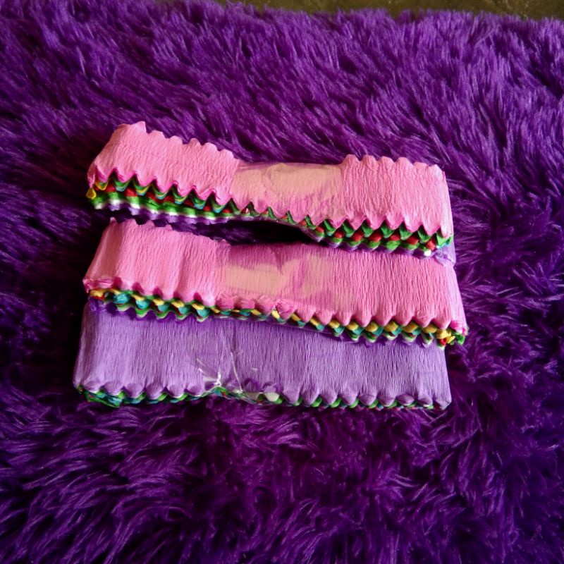 

Ecer kertas crape warna warni