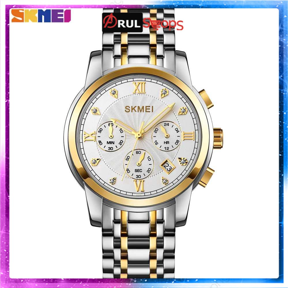 ARS - SKMEI Jam Tangan Analog Pria Strap Stainless Steel - 1904