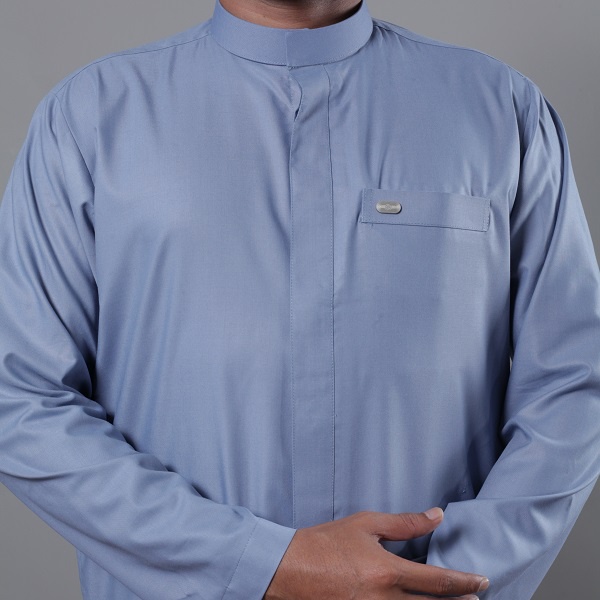 TERBARU BAJU KOKO QH-1 QORI APPAREL KERAH GAMIS LENGAN PANJANG MANSET