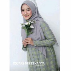 GAMIS SQUARE (DRESS ONLY) BY KAIYYA // GAMIS KATUN MOTIF KOTAK