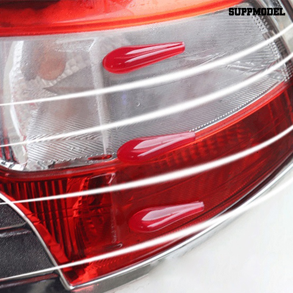 Sm - 6Pcs Stiker Spoiler Airflow Untuk Bumper Mobil Universal