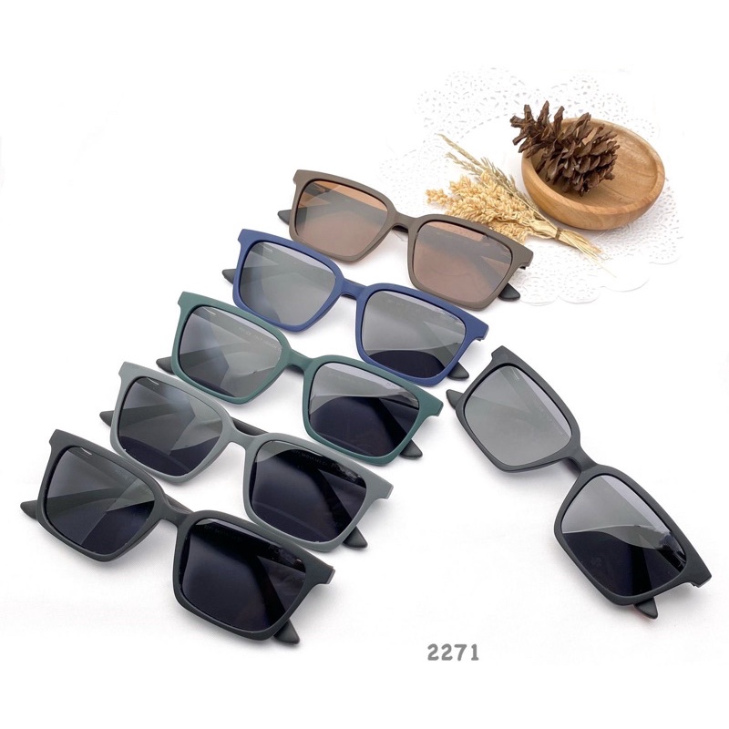 kacamata minus lensa hitam 2271