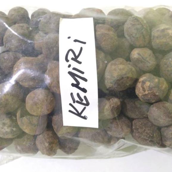 TERLARIS BRANDS FESTIVAL Kemiri Utuh 1kg Masih Ada Cangkang Kulit 