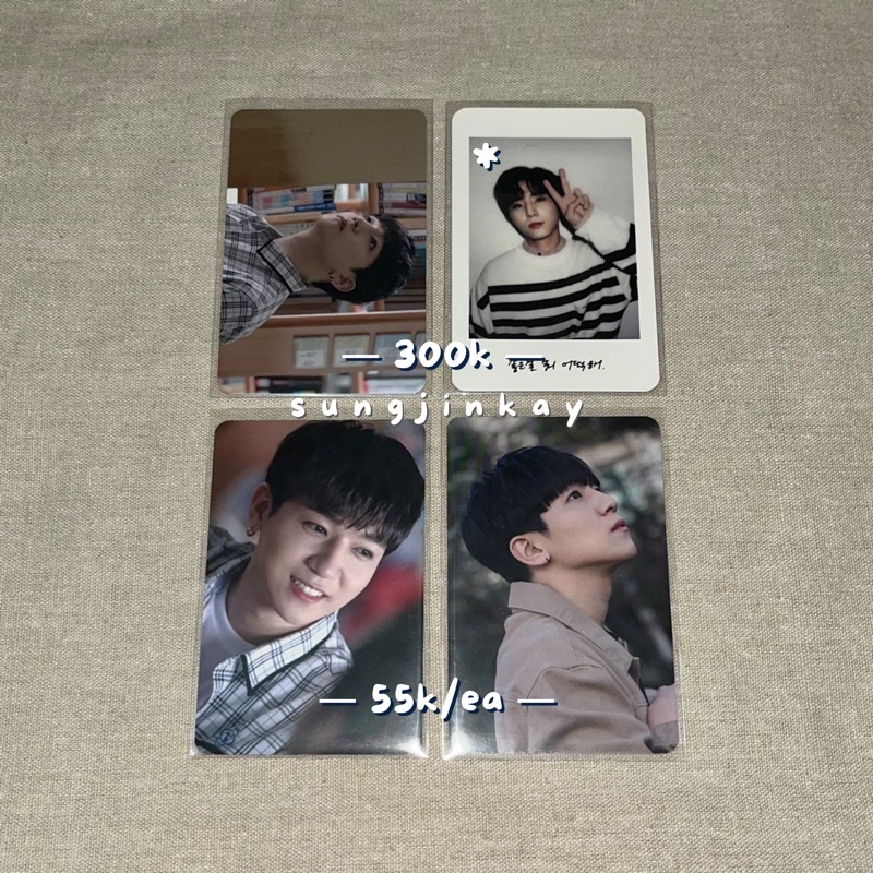 Photocard Day6 Sungjin Young K Everyday6 November Ednov Pola TBM The Best Moment Youngk YK PC