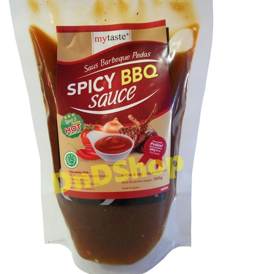 

Termurah dan terbaik mytaste Spicy Barbeque Sauce/Saus BBQ pedas Level 3 kemasan @500gr (promo)