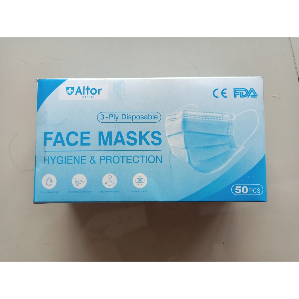 Kotak Dus packingan masker 3ply Disposable