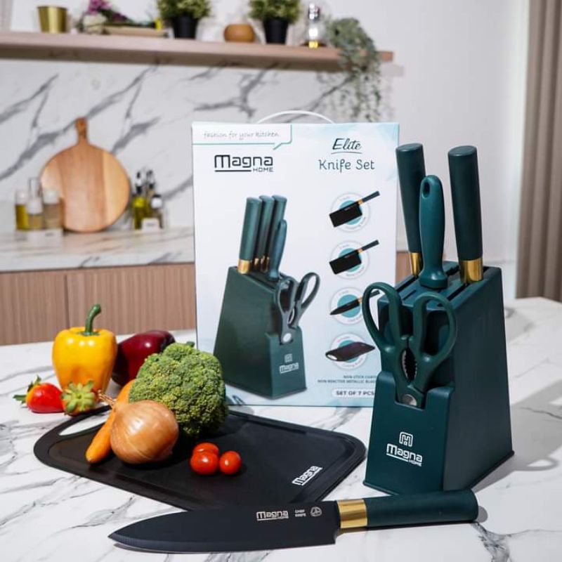 Magna Elite Knife Pisau Elegan Lengkap dan Multifungsi Stainless Steel 420
