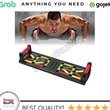 Chest Press Premium/PAPAN FITNES/ALAT BANTU FITNES RUMAH/ALAT FITNES PORTABLE/SPEED PUSH UP BOARD