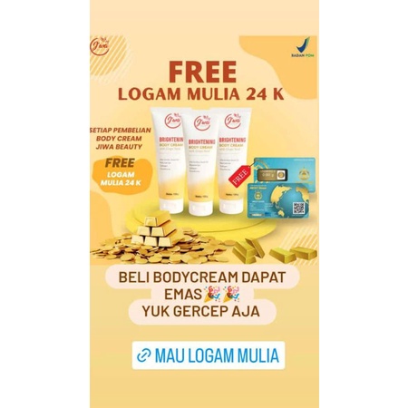 jiwa beauty body cream