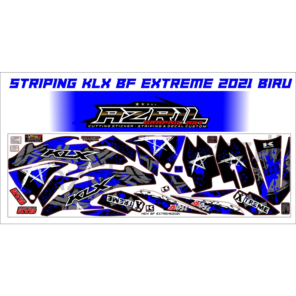 Striping KLX BF EXTREME