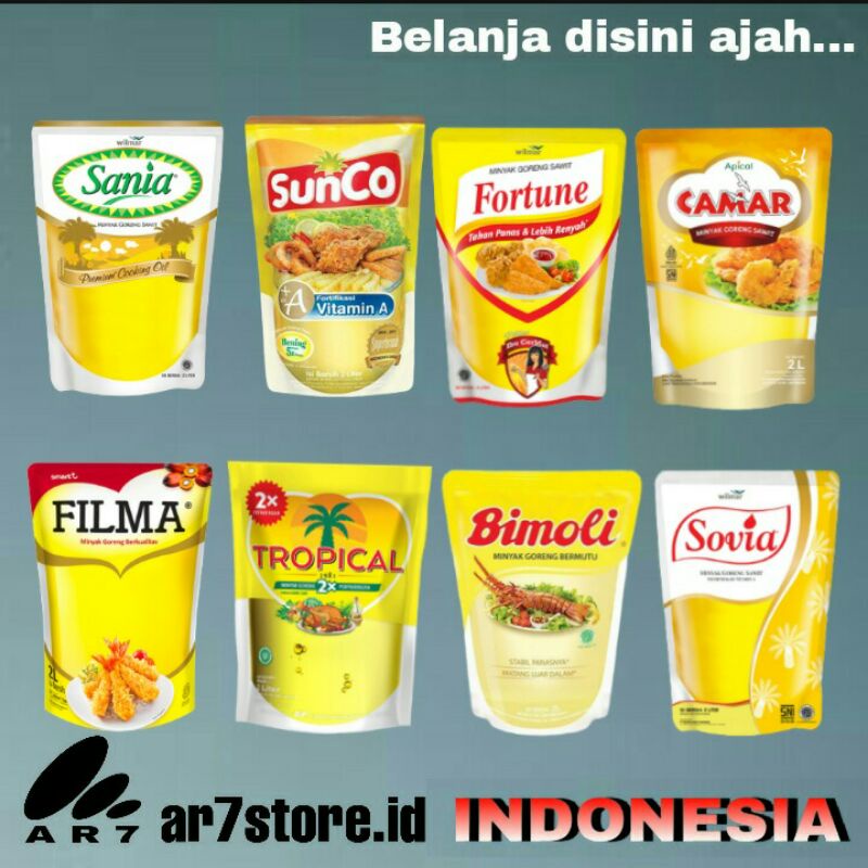 

MINYAK GORENG all varian 2 Liter