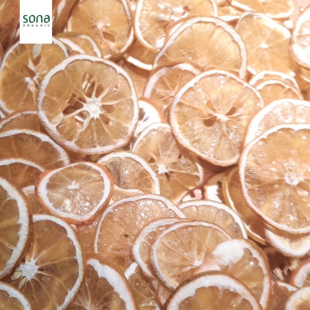 

Dried Orange Lokal 1000gr - Jeruk Lokal Iris kering 1kg - Sona