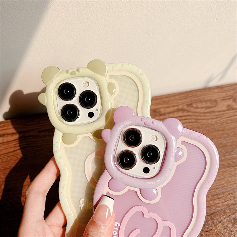 Soft Case Silikon Motif Bunga Kuning Ungu Untuk iPhone 14 13 12 11 Pro Max X Xr Xs Max 7 8 6 6s Plus